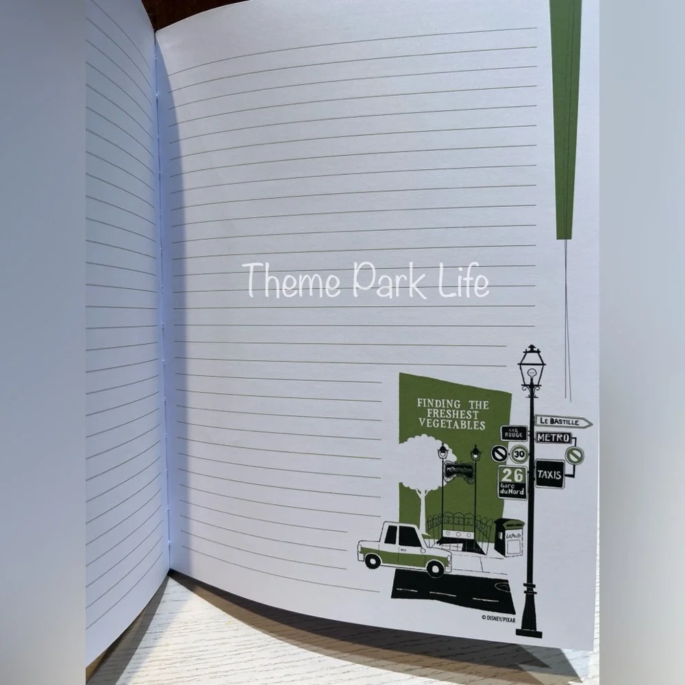 Disney Parks Remy Ratatouille Anyone Can Cook Lined Journal Notebook NEW